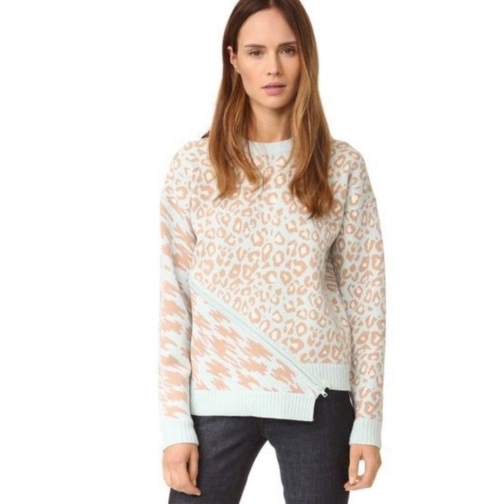 Opening ceremony leopard print sweater.
